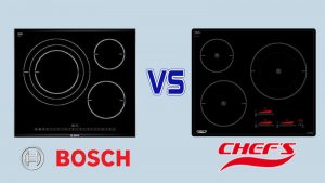 So sánh bếp từ bosch và chefs